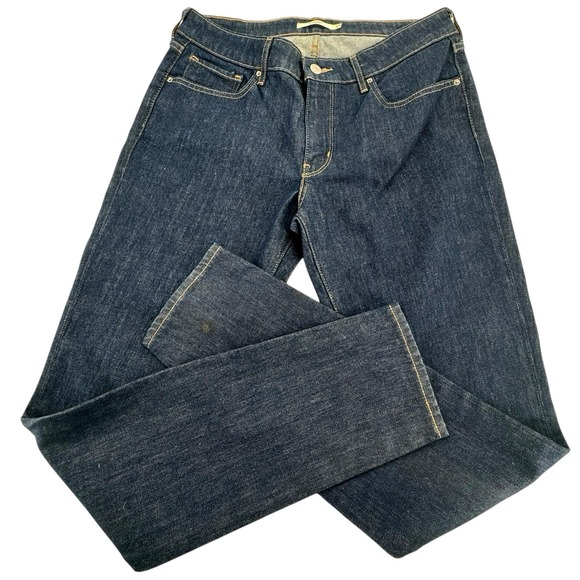 Levi's Denim - Levi's 711 Skinny Jeans Size 30 Dark Wash Mid Rise Stretch Denim‎ Blue New